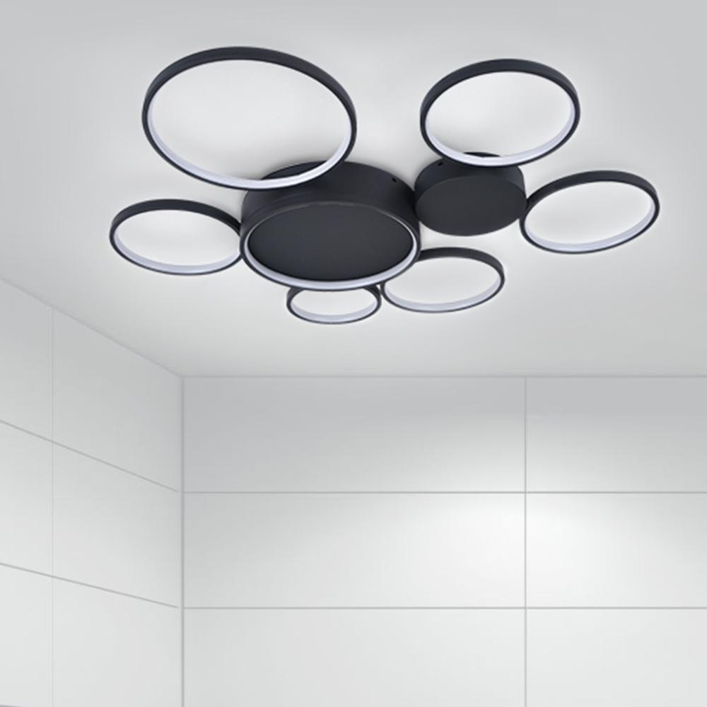Modern LED 3/4/5/7 Rings Ceiling Light Flush Mount