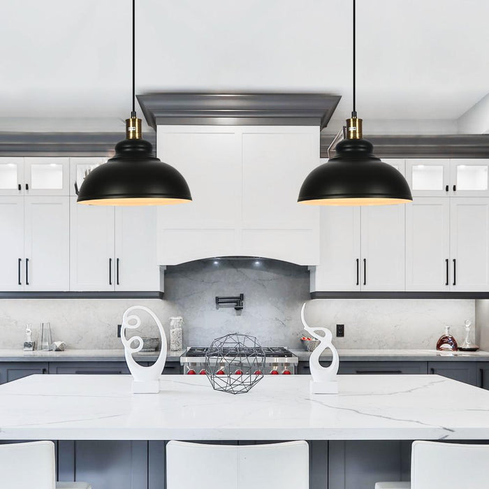 1 - Light Kitchen Single Dome Pendant Light