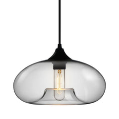 3-Light Linear Pendant with Clear Glass Shades
