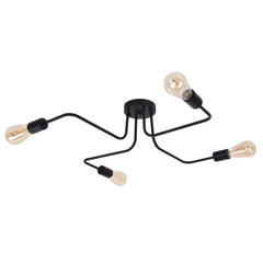 4-Light Sputnik Linear Semi-Flush Mount