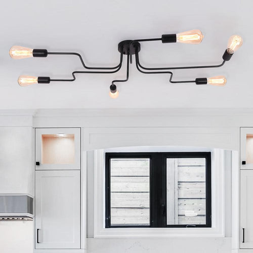 Sputnik Linear Semi Flush Mount