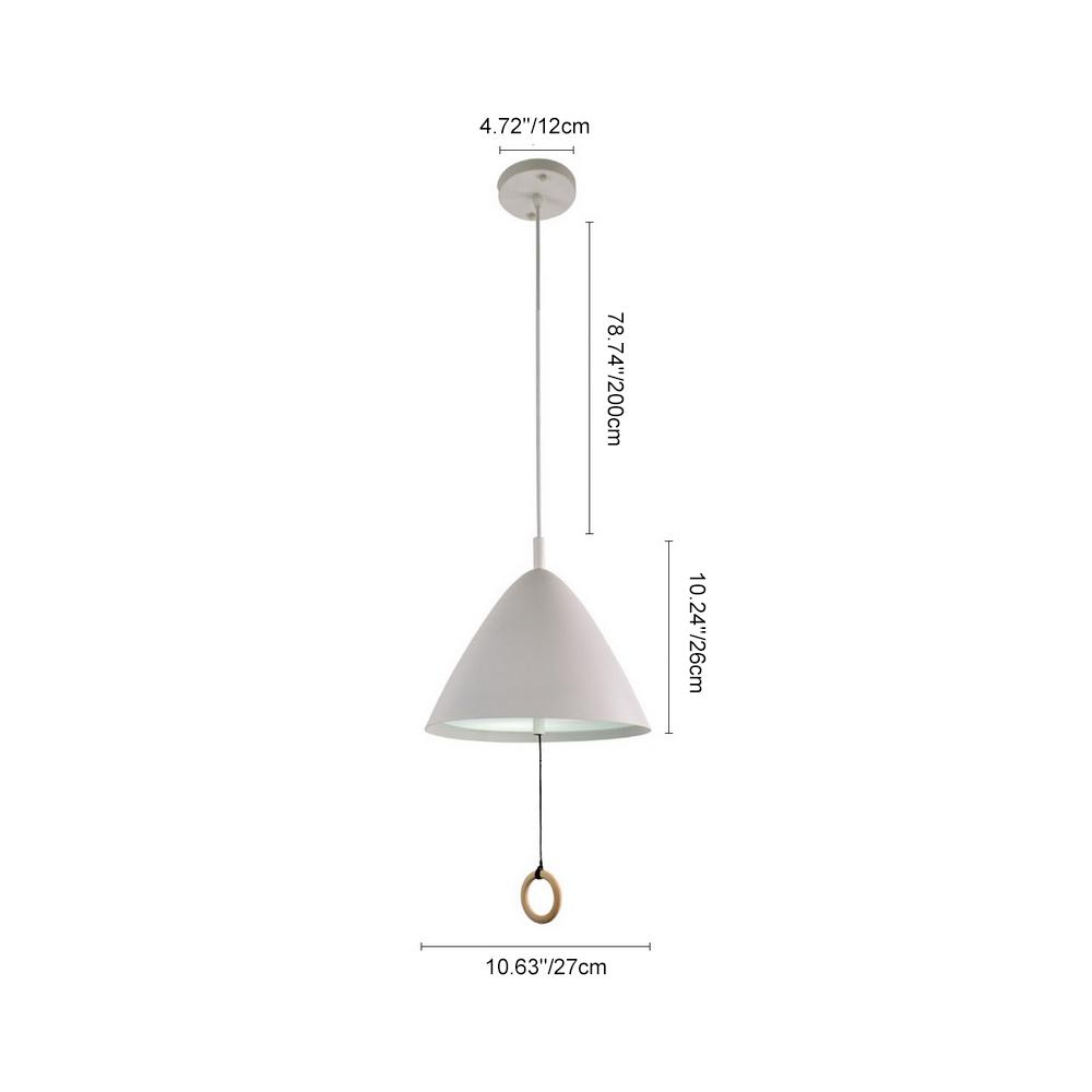 Craftsman Style Mini 1-Light Single Dome Pendant