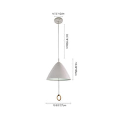 Craftsman Style Mini 1-Light Single Dome Pendant