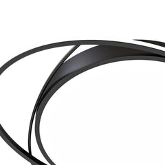 Curvaceous Dimmable LED Flush Mount Ceiling Light