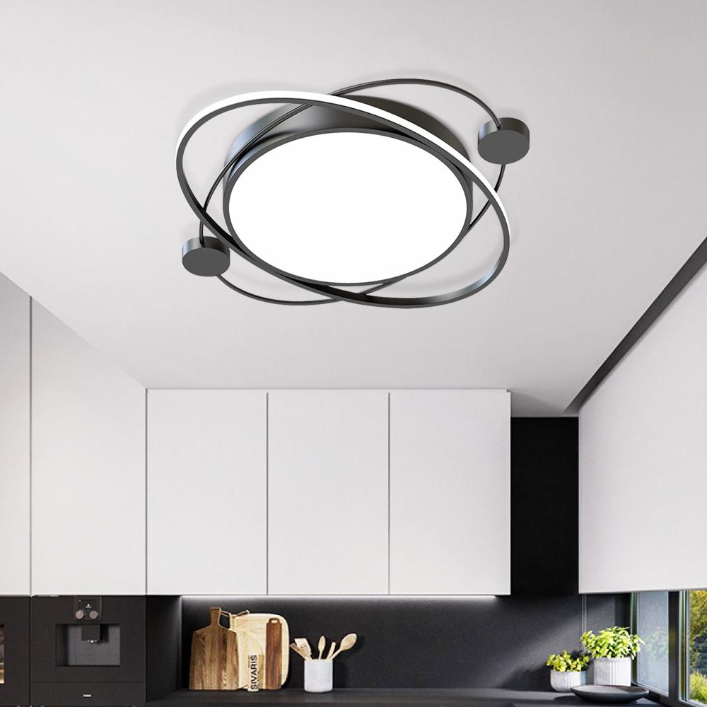 Curvaceous Dimmable LED Flush Mount Ceiling Light