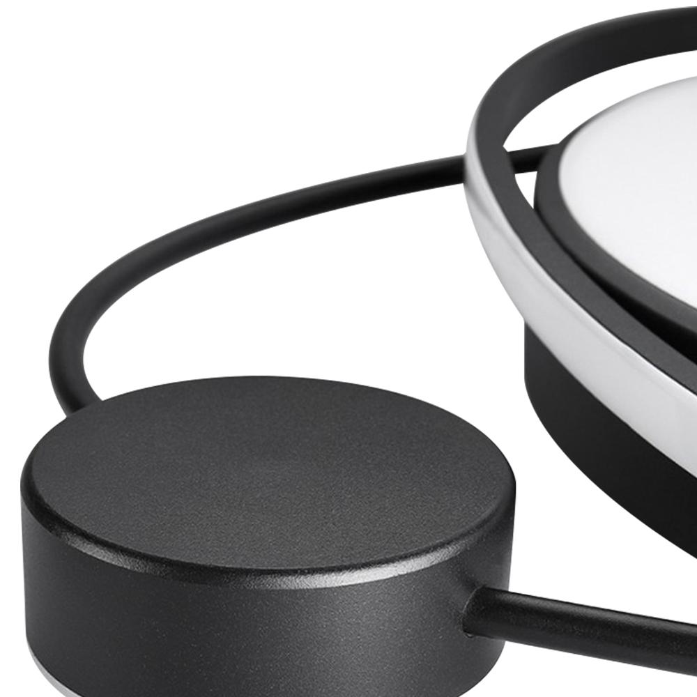 Curvaceous Dimmable LED Flush Mount Ceiling Light