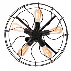 Industrial Vintage Semi Flush Mount Ceiling Light