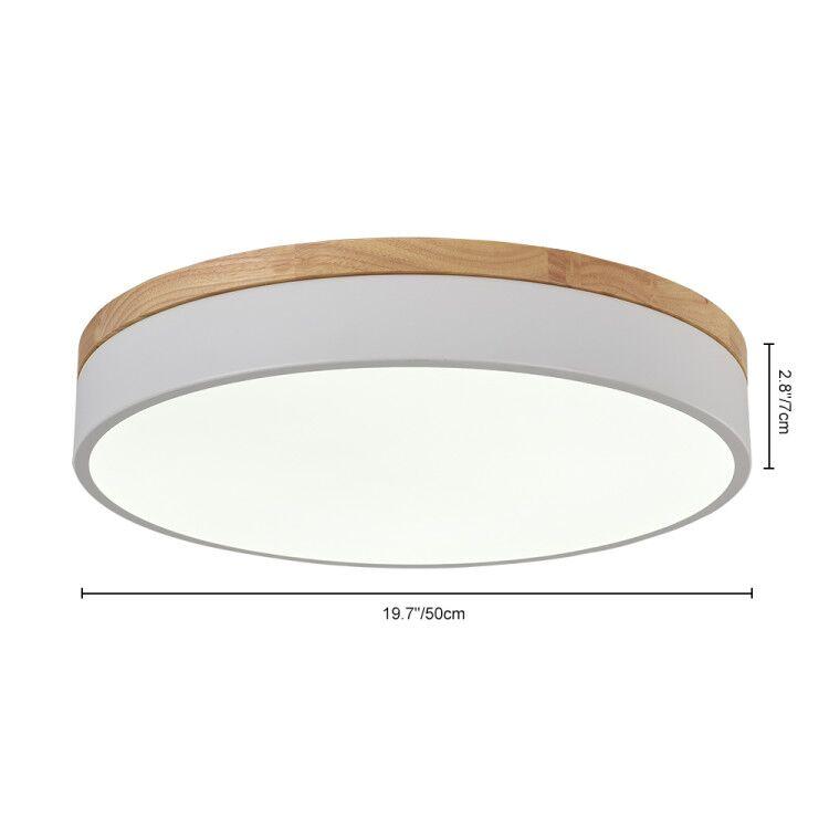 Modern LED Flush Mount Drum Light