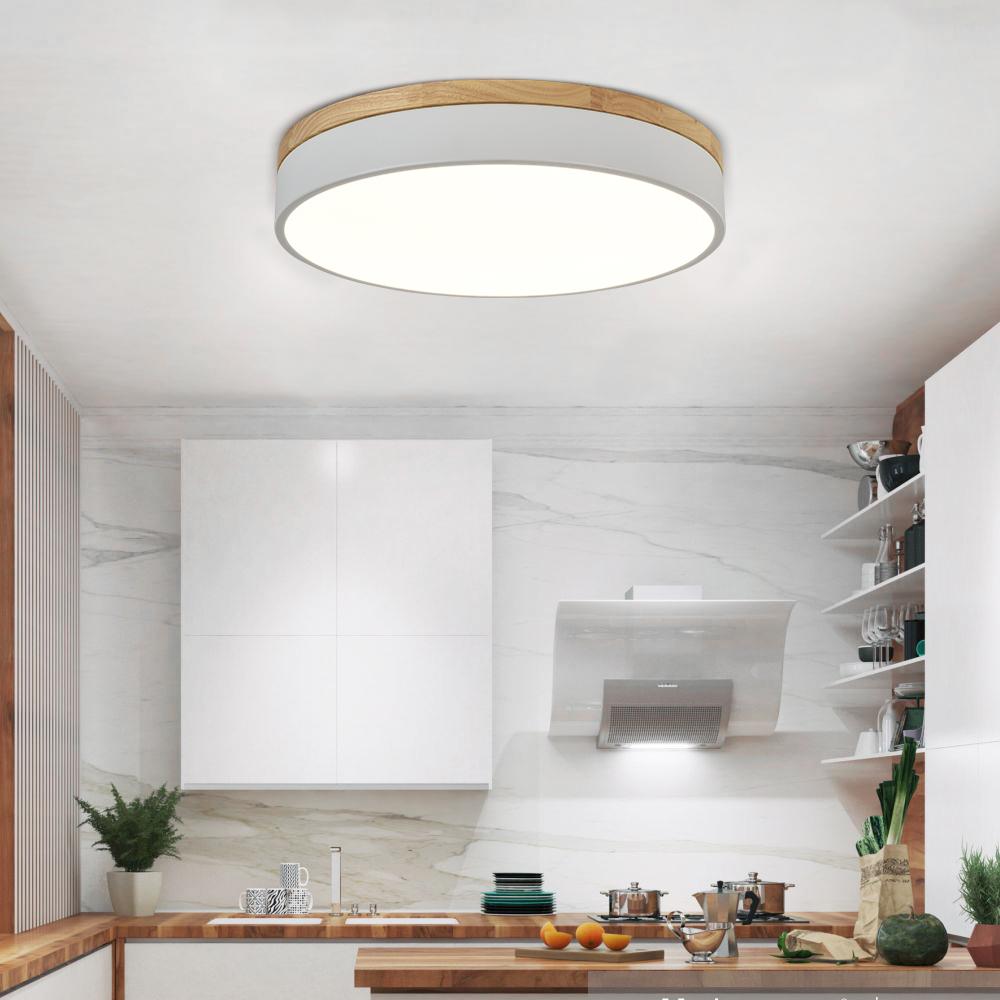 Modern LED Flush Mount Drum Light