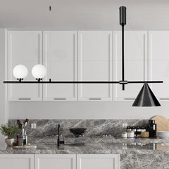 Modern 3-Light Chandelier for Kitchen Island
