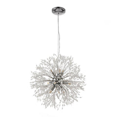Modern 9-Light Sputnik Chandelier
