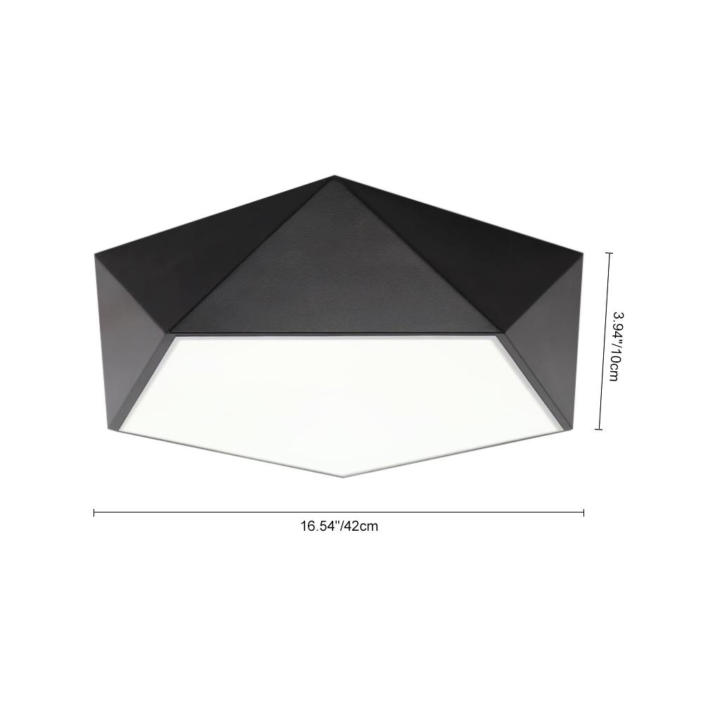 Modern Black LED Ceiling Light Fixture