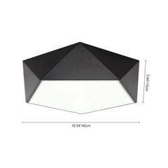 Modern Black LED Ceiling Light Fixture