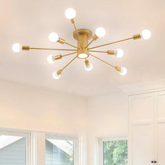 Modern Gold Ceiling Light for Kitchen Island