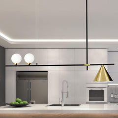 Modern 3-Light Chandelier for Kitchen Island