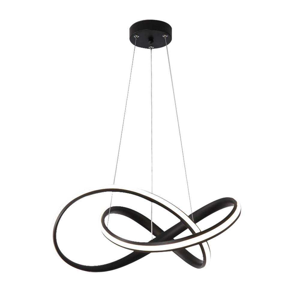Modern Twisted Ribbon LED Chandelier Light