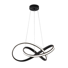 Modern Twisted Ribbon LED Chandelier Light