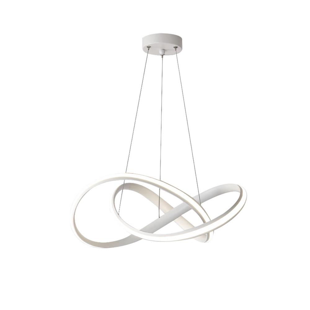 Modern Twisted Ribbon LED Chandelier Light