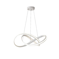 Modern Twisted Ribbon LED Chandelier Light