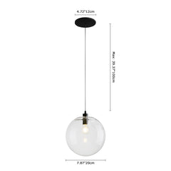 One-Light Glass Pendant Light