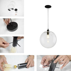 One-Light Glass Pendant Light