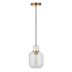 Caspian 1 pendant light Volokas marble