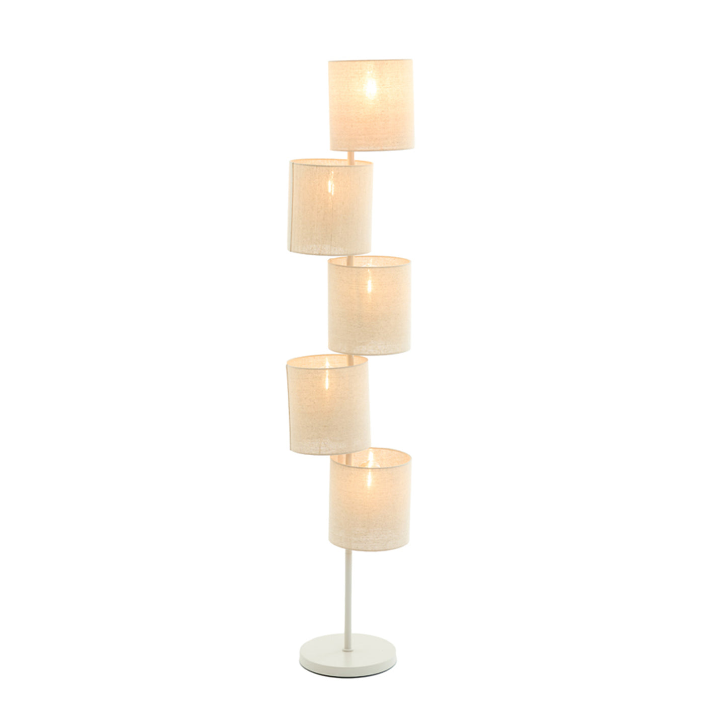 Loki Multi Shade Floor Lamp - Natural