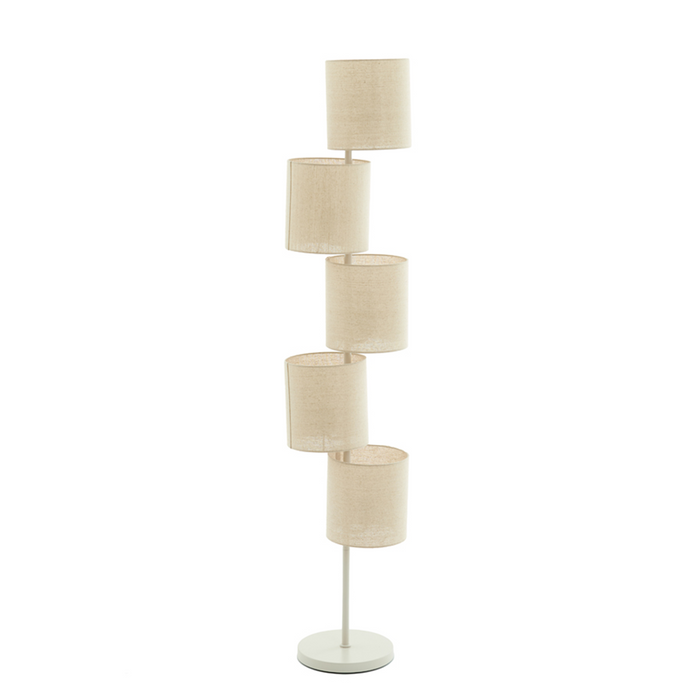 cut out of multi shade floor light