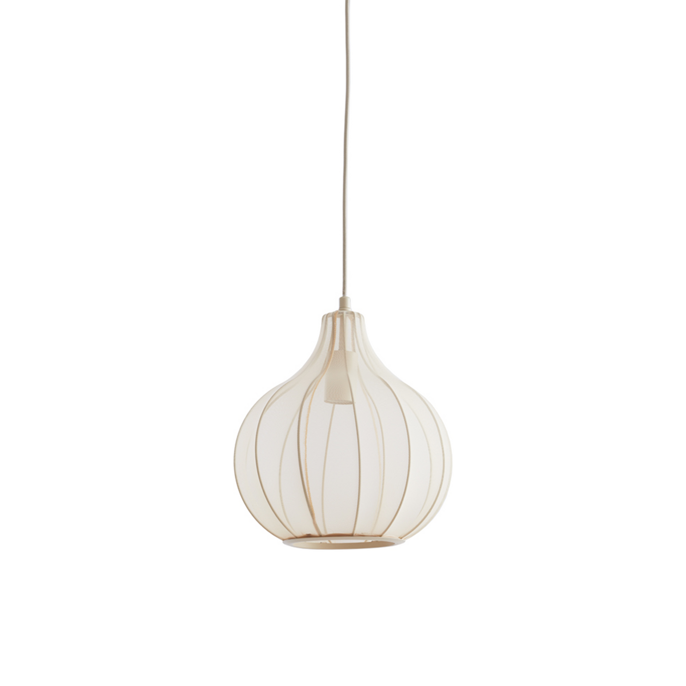 cut out of sheer flower inspired pendant light