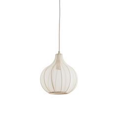 cut out of sheer flower inspired pendant light