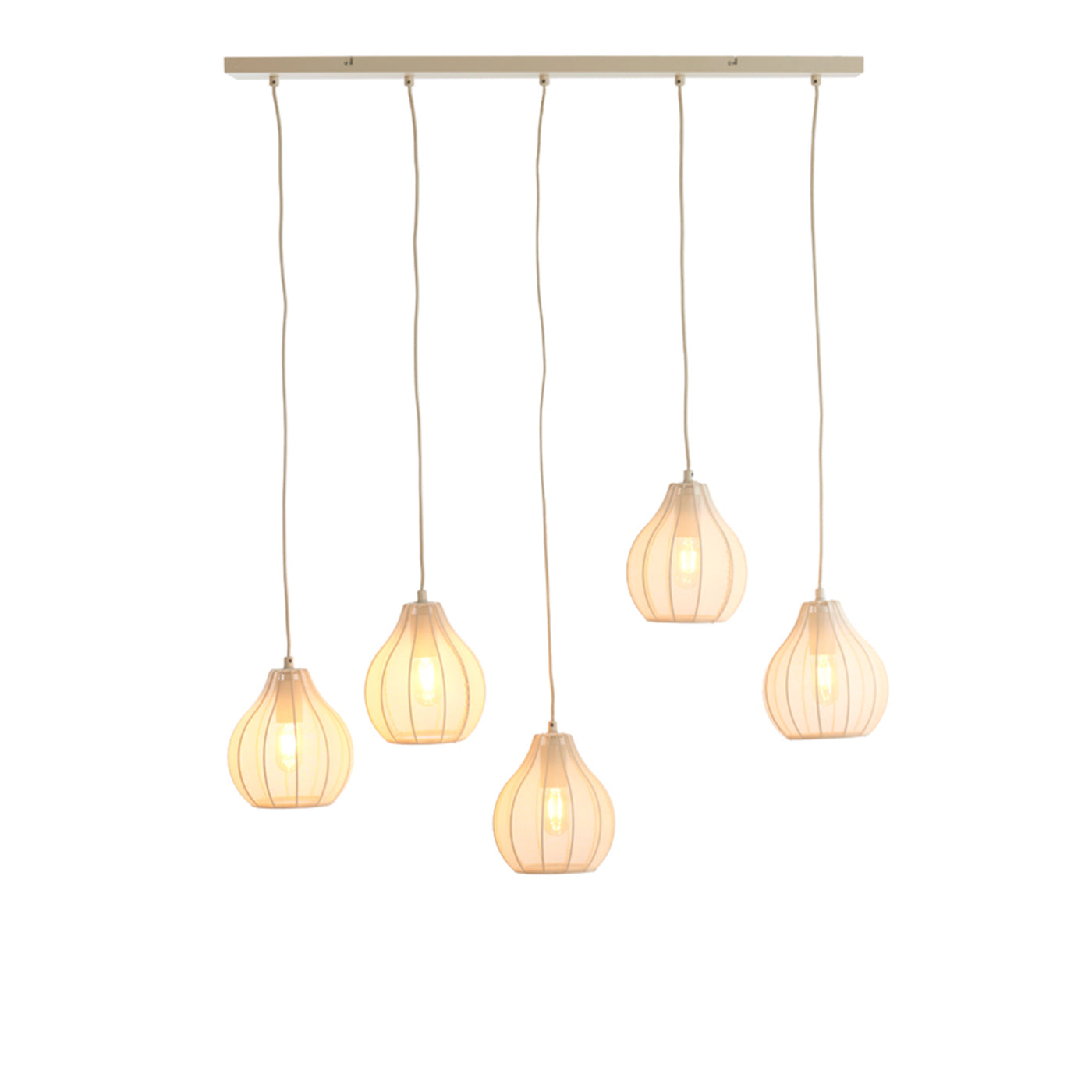 Lysen 5 Pendant Ceiling Light - Sand