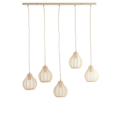 Lysen 5 Pendant Ceiling Light - Sand