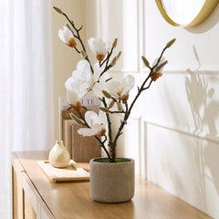 Catania Textured Table Lamp - Natural