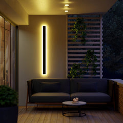 Minimalist Line Outdoor Waterproof LED Garden Wall Sconces