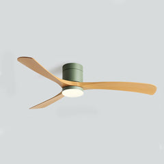 Modern Ceiling Fan with Light – Black and White, Minimalist Design for the Living Room or Bedroom