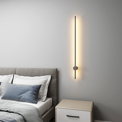 LED Wall Lamp – Sleek Design, White, for Modern or Scandinavian Interiors
