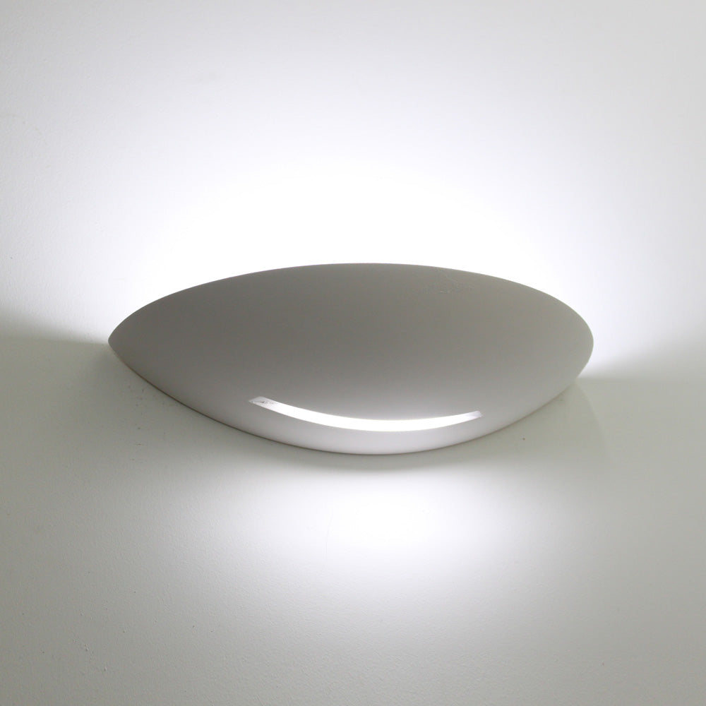 T6218 Curved Plaster Wall Light