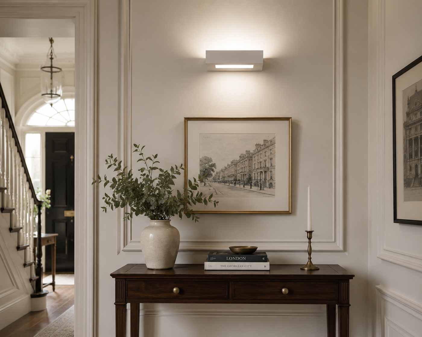 TR9455 Linear Plaster Wall Light