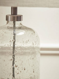 Aria Clear Glass Table Lamp - Small