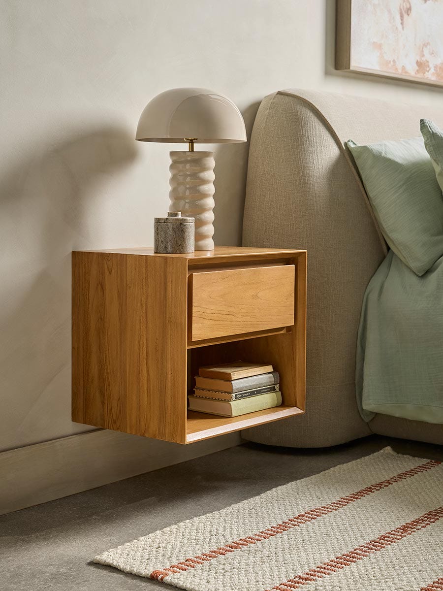 Twisted Enamel Table Lamp