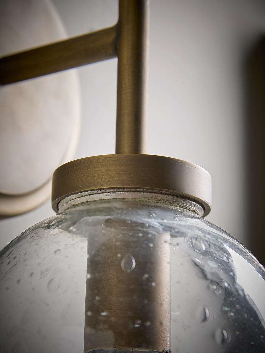 Double Globe Wall Light