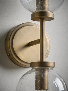 Double Globe Wall Light