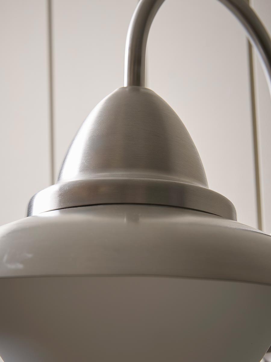Metro Opal Dome Outdoor Wall Light