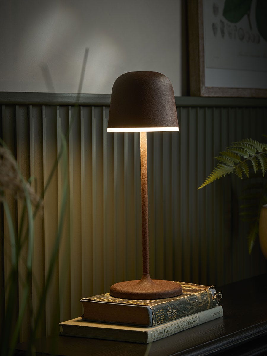 Nocturne Rechargeable LED Table lamp - Rust