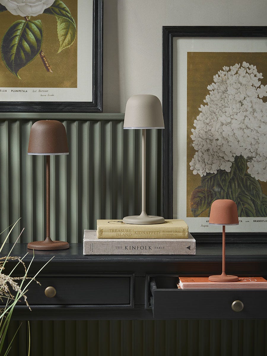 Nocturne Rechargeable LED Table lamp - Stone
