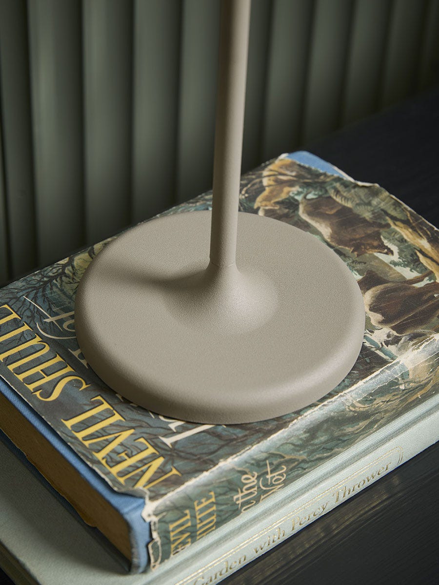 Nocturne Rechargeable LED Table lamp - Stone