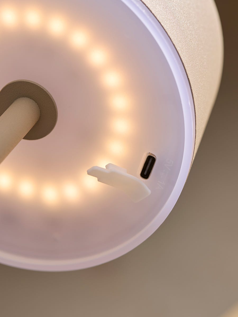 Nocturne Rechargeable LED Table lamp - Stone