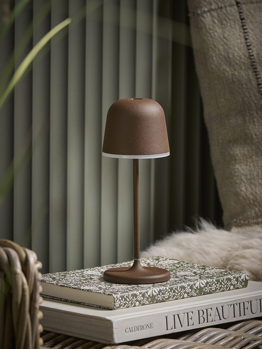 Nocturne Rechargeable LED Mini Lamp & Pathfinder  - Rust
