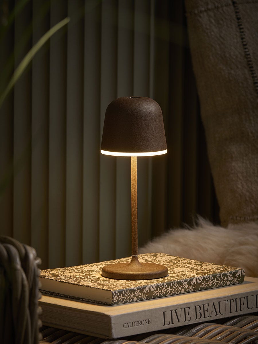 Nocturne Rechargeable LED Mini Lamp & Pathfinder  - Rust