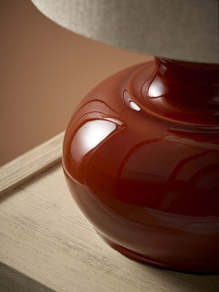 Carmel Burnt Orange Table Lamp